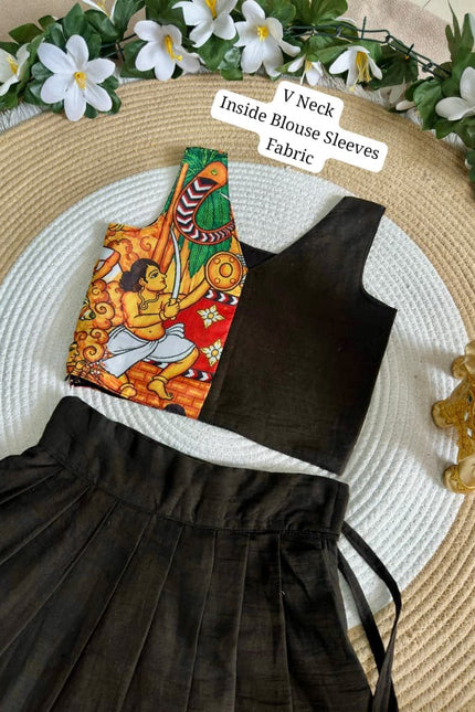 Premium Silk Finish kids lehangas SS325