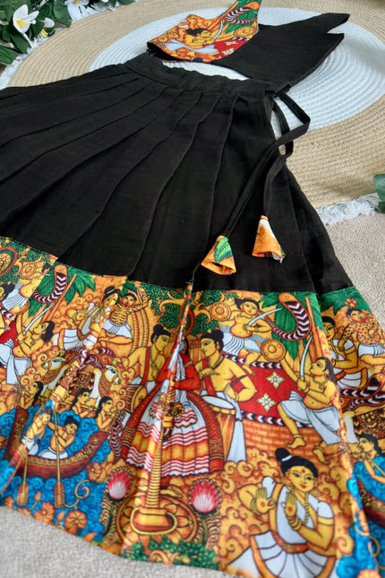 Premium Silk Finish kids lehangas SS325