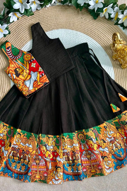 Premium Silk Finish kids lehangas SS325