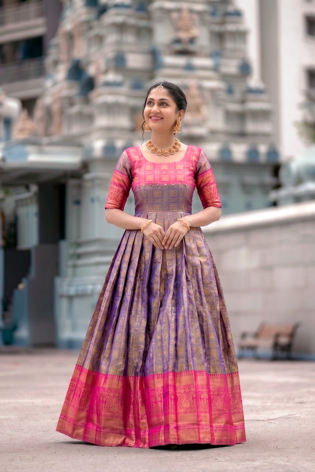 Kanjivaram Gown SS272