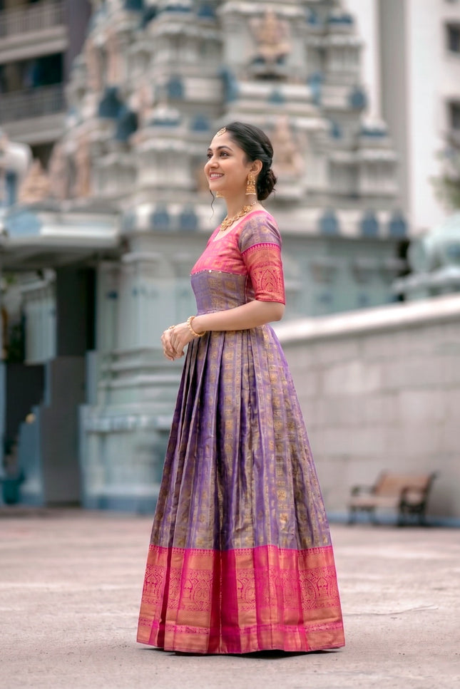 Kanjivaram Gown SS272