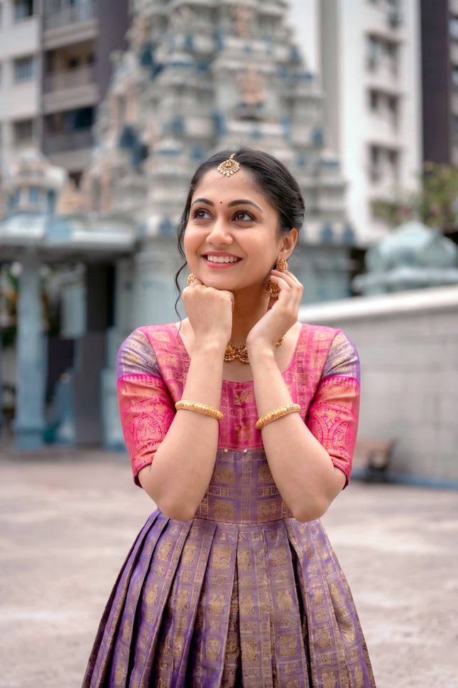 Kanjivaram Gown SS272