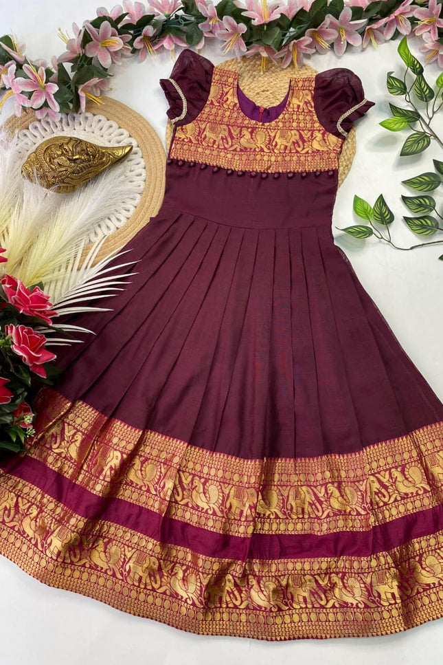 Exclusive kids gown SS282