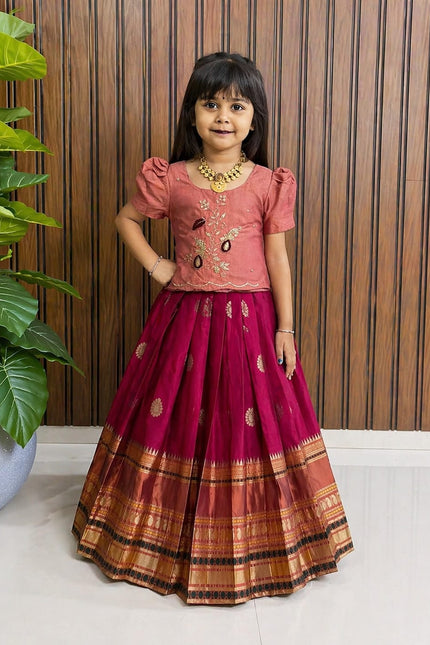 KIDS LEHENGA CHOLI SS300