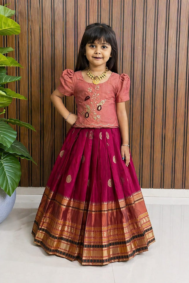 KIDS LEHENGA CHOLI SS300