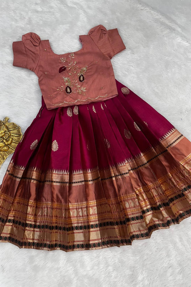 KIDS LEHENGA CHOLI SS300