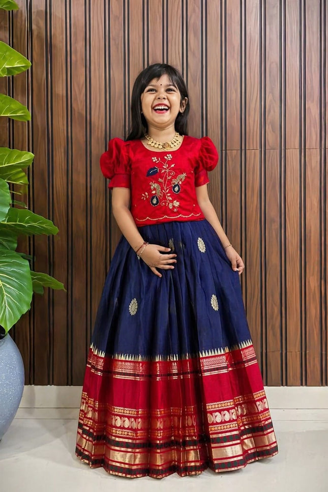 KIDS LEHENGA CHOLI SS300