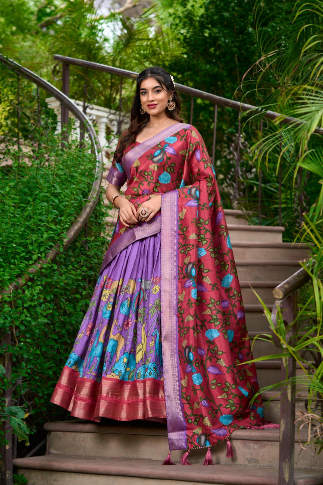 Kalamkari Dola silk charm  SS274