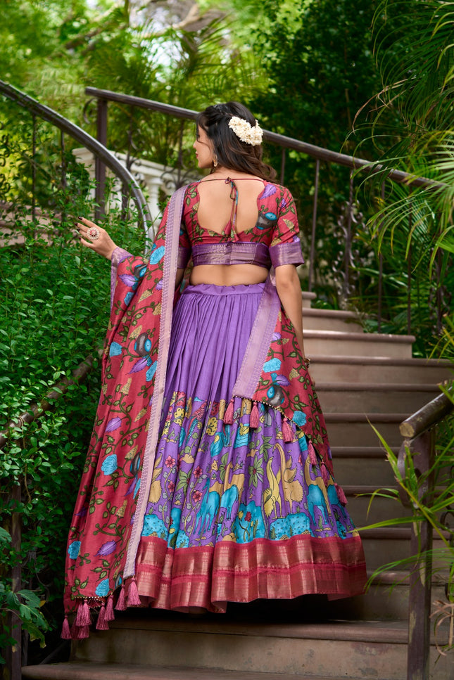 Kalamkari Dola silk charm  SS274