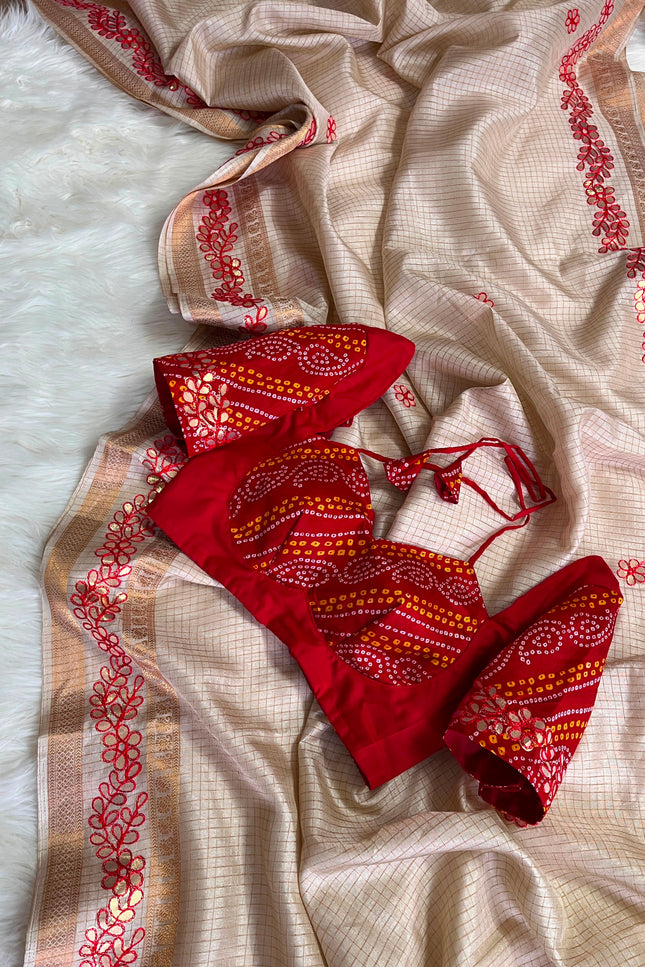 Premium Tissue saree  SS323
