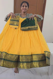 blouse unstitched / yellow