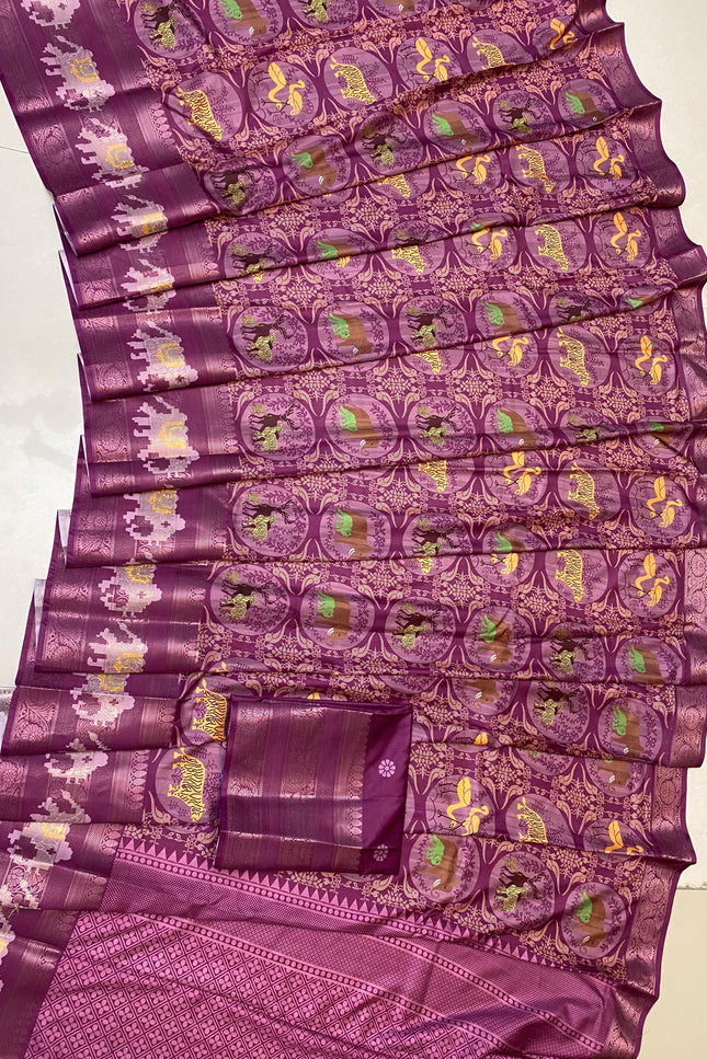 Jungle theme saree SS355