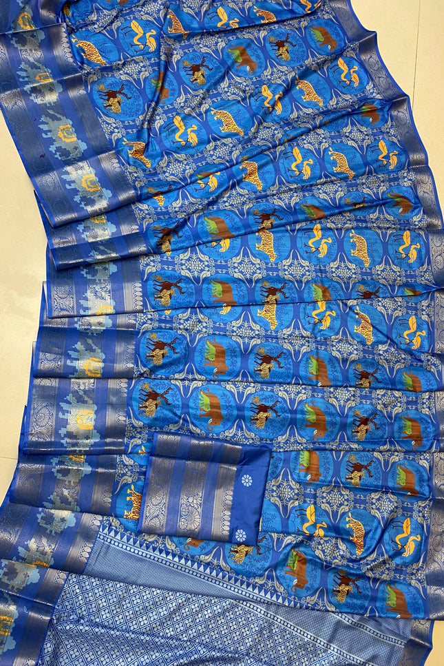 Jungle theme saree SS355