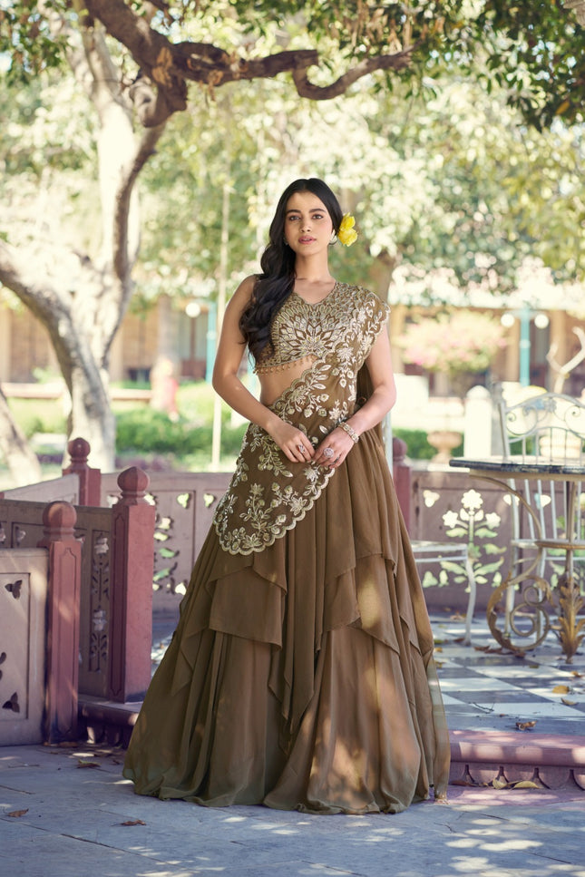 Marble Lehenga Set SS292