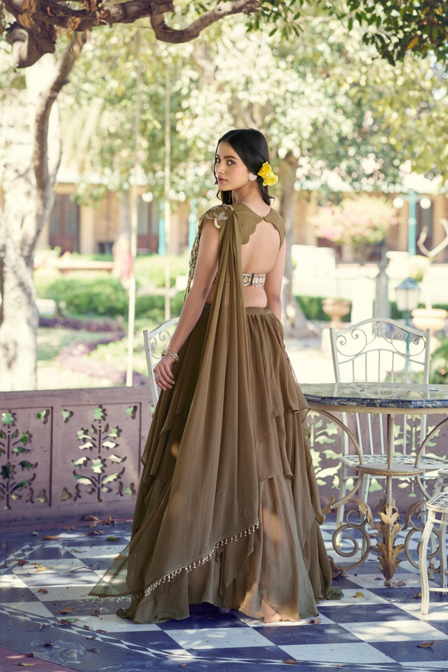 Marble Lehenga Set SS292