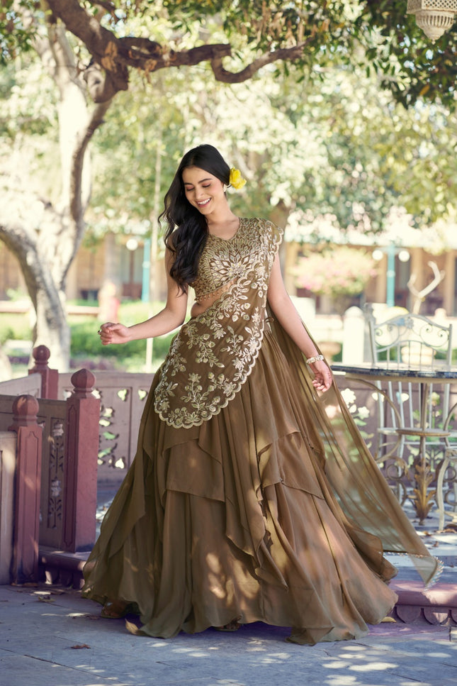 Marble Lehenga Set SS292