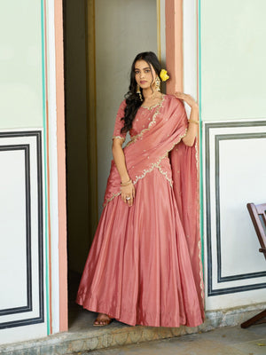 peachish pink