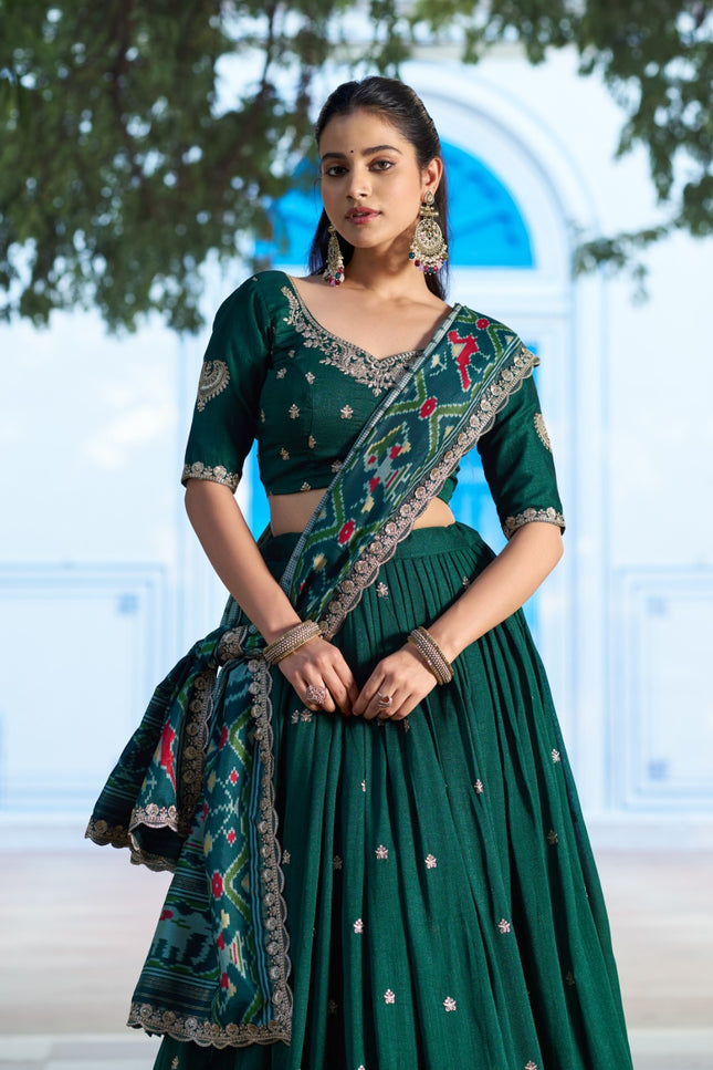 Rich Vichitra silk lehanga SS287