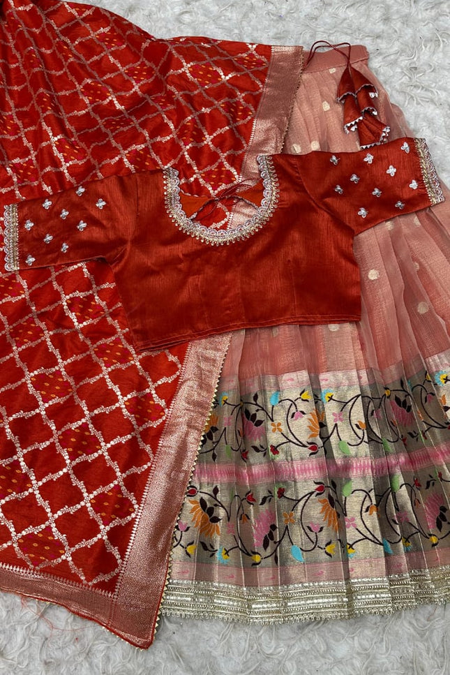 Luxurious Kota checks lehanga SS301