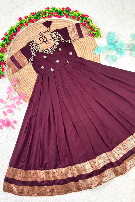 Royal Wine Elegance Gown SS299