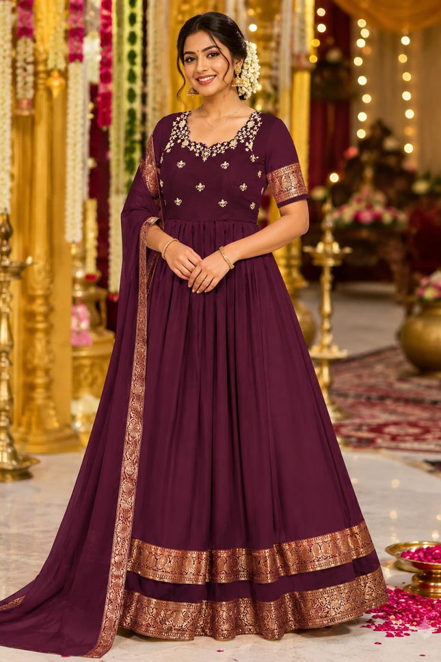 Royal Wine Elegance Gown SS299