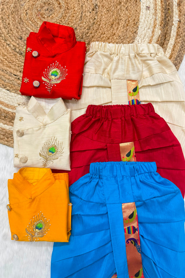 Men kurtas and Dhoti set SS308