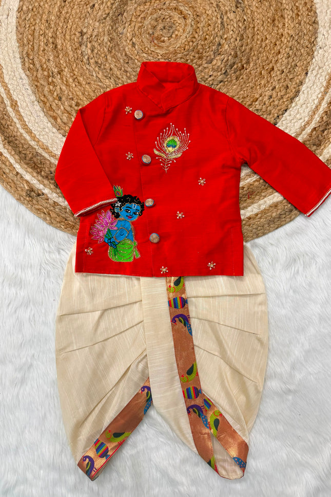 Men kurtas and Dhoti set SS308