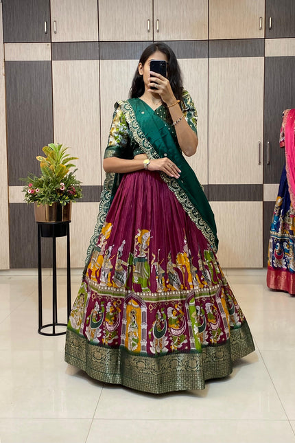 kalamkari Lehenga chol SS354