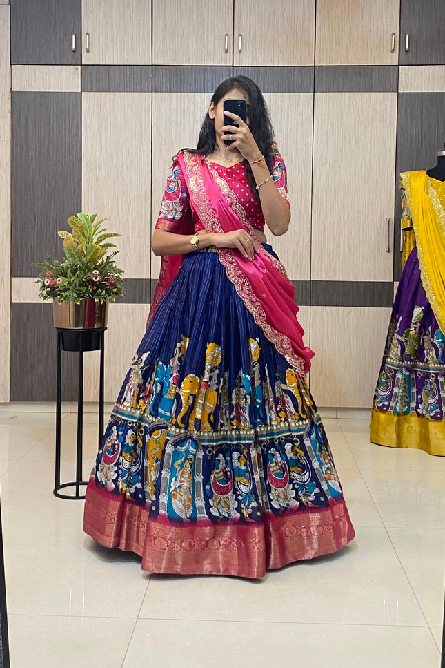 kalamkari Lehenga chol SS354