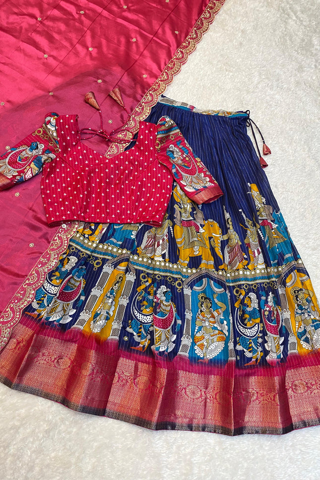 kalamkari Lehenga chol SS354