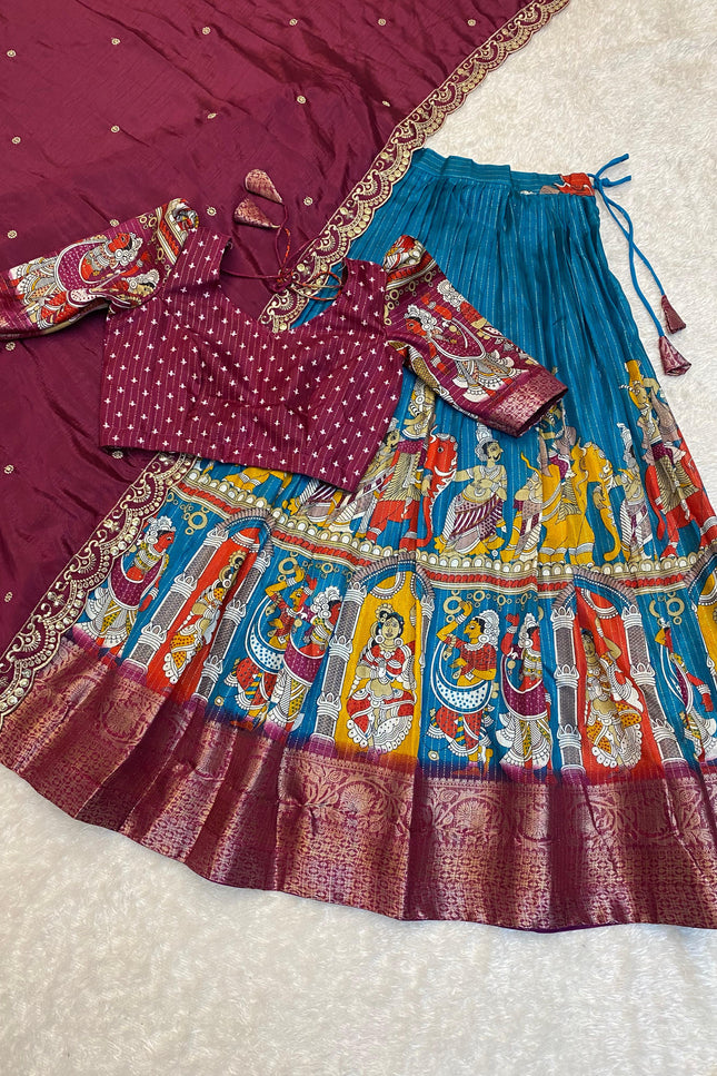 kalamkari Lehenga chol SS354