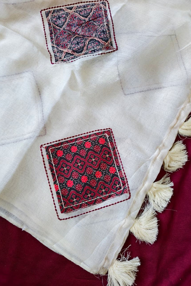 Pure linen saree SS320