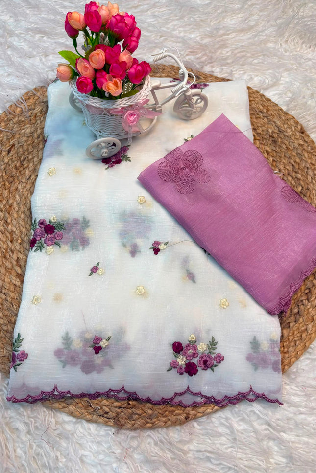 Crunchy Multi saree SS352