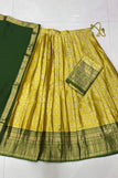 Blouse unstitched / gold