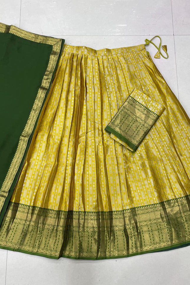 The South-style Kanjivaram lehenga SS348