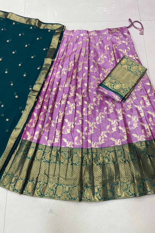 The South-style Kanjivaram lehenga SS348