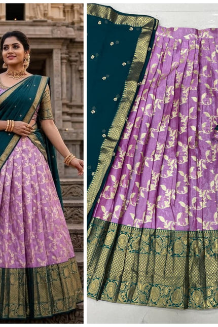 The South-style Kanjivaram lehenga SS348