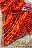 Blouse unstitched / orange