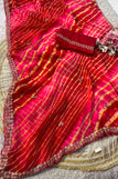 Blouse unstitched / red