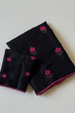 Blouse unstitched / black