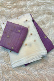 Blouse unstitched / purple