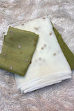 Blouse unstitched / green
