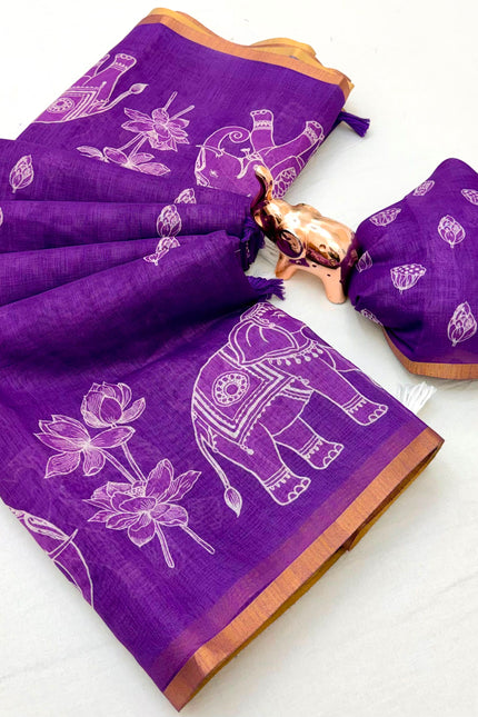 Soft cotton based Linen  SS371