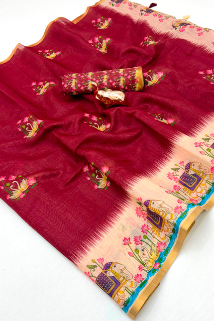 Soft cotton based Linen  SS371