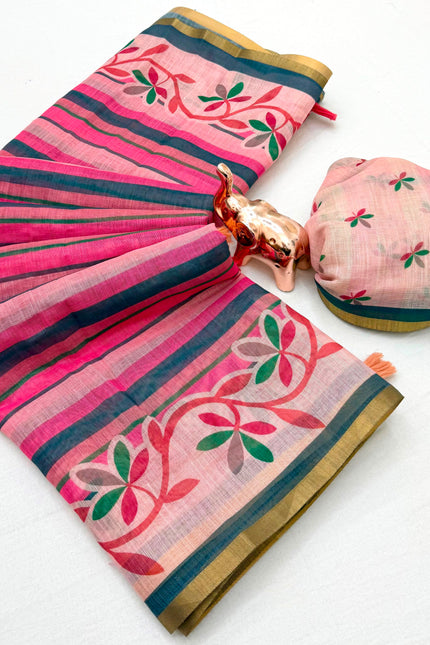Soft cotton based Linen  SS371