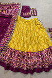 unsitched blouse / yellow