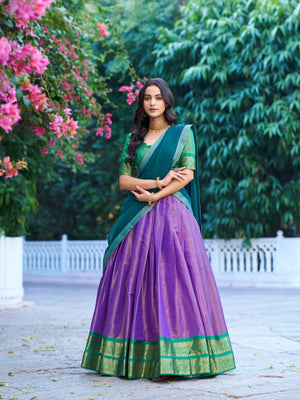 purple & green