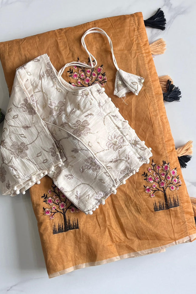Premium Chanderi saree SS387