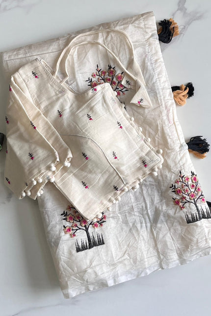 Premium Chanderi saree SS387