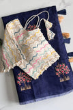 free size upto XXL-44 / navy blue
